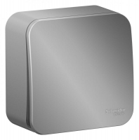 Выключатель 1-кл. ОП Blanca 10А IP20 (сх. 1) 250В с изолир. пластиной алюм. SE BLNVA101013 ТехноИмпульс