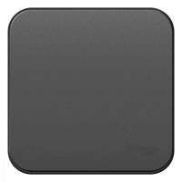 Выключатель 1-кл. ОП Blanca 10А IP20 (сх. 1) 250В с изолир. пластиной антрацит SE BLNVA101016 ТехноИмпульс