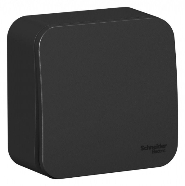 Переключатель проходной 1-кл. ОП Blanca 10А IP20 (сх. 6) 250В с изолир. пластиной антрацит SE BLNVA106016 ТехноИмпульс