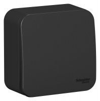 Переключатель проходной 1-кл. ОП Blanca 10А IP20 (сх. 6) 250В с изолир. пластиной антрацит SE BLNVA106016 ТехноИмпульс