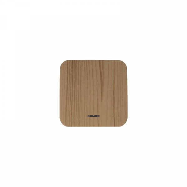 Выключатель 1-кл. ОП Blanca 10А IP20 (сх. 1) 250В с подсветкой с изолир. пластиной ясень SE BLNVA101115 ТехноИмпульс