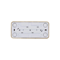 Розетка 3-м ОП Blanca 16А IP20 250В без заземл. без защ. шторок с изолир. пластиной ясень SE BLNRA000315 ТехноИмпульс