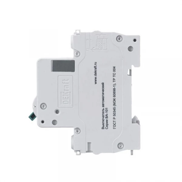 Выключатель автоматический модульный 1п C 10А 4.5кА ВА-101 DEKraft 11053DEK ТехноИмпульс