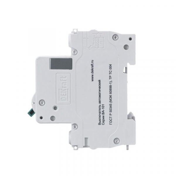 Выключатель автоматический модульный 1п C 10А 4.5кА ВА-101 DEKraft 11053DEK ТехноИмпульс