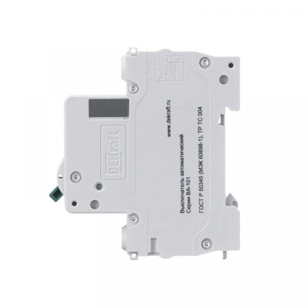 Выключатель автоматический модульный 1п C 16А 4.5кА ВА-101 DEKraft 11054DEK ТехноИмпульс