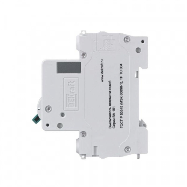 Выключатель автоматический модульный 1п C 25А 4.5кА ВА-101 DEKraft 11056DEK ТехноИмпульс