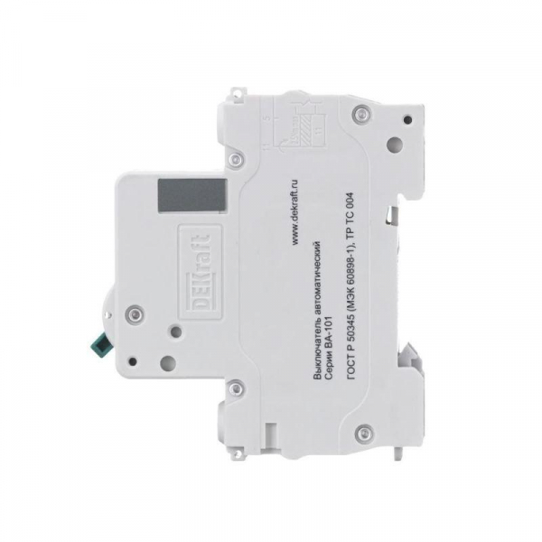 Выключатель автоматический модульный 1п C 63А 4.5кА ВА-101 DEKraft 11060DEK ТехноИмпульс