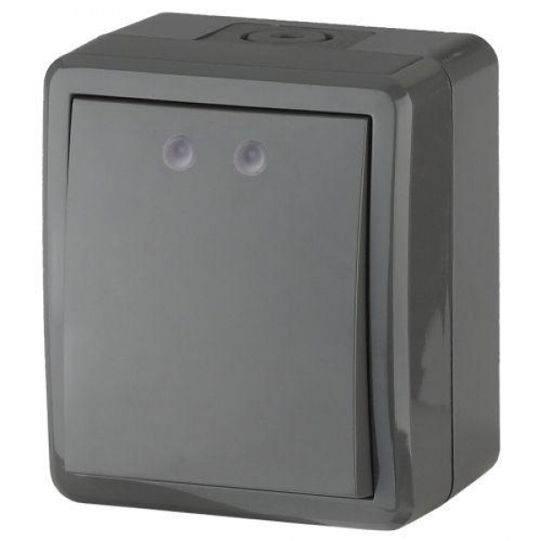 Выключатель 1-кл. ОП Эра Эксперт 10А IP54 11-1401-03 250В 10AX сер. Эра Б0020670 ТехноИмпульс