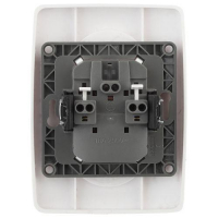 Розетка 2-м СП Эра12 12-2107-01 16А IP20 16AX 250В 2х2P бел. Эра Б0031238 ТехноИмпульс