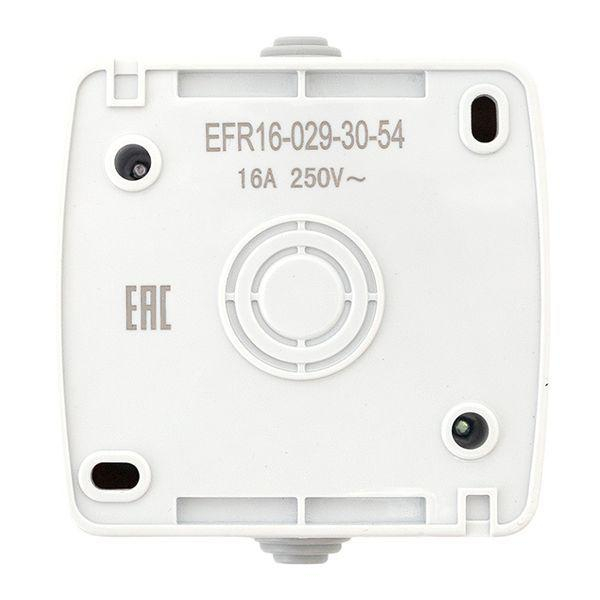 Розетка 1-м ОП Мурманск 16А IP54 с заземл. защ. шторки с крышкой сер. EKF EFR16-029-30-54 ТехноИмпульс