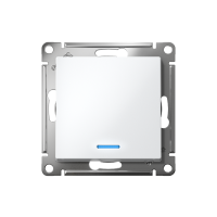 Выключатель 1-кл. СП AtlasDesign 10А IP20 (сх. 1а) 10AX с подсветкой механизм бел. SE ATN000113 ТехноИмпульс