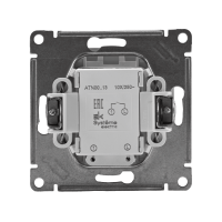 Выключатель 1-кл. СП AtlasDesign 10А IP20 (сх. 1а) 10AX с подсветкой механизм бел. SE ATN000113 ТехноИмпульс