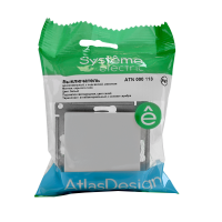 Выключатель 1-кл. СП AtlasDesign 10А IP20 (сх. 1а) 10AX с подсветкой механизм бел. SE ATN000113 ТехноИмпульс