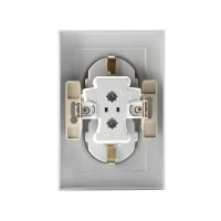 Розетка 2-м СП AtlasDesign 16А IP20 с заземл. в сборе бел. SE ATN000124 ТехноИмпульс