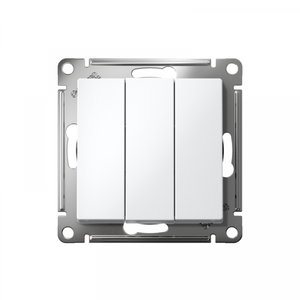 Выключатель 3-кл. СП AtlasDesign 10А IP20 (сх. 1+1+1) 10AX механизм бел. SE ATN000131 ТехноИмпульс