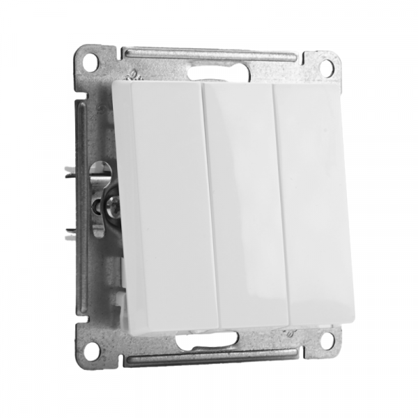 Выключатель 3-кл. СП AtlasDesign 10А IP20 (сх. 1+1+1) 10AX механизм бел. SE ATN000131 ТехноИмпульс