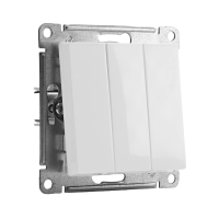 Выключатель 3-кл. СП AtlasDesign 10А IP20 (сх. 1+1+1) 10AX механизм бел. SE ATN000131 ТехноИмпульс