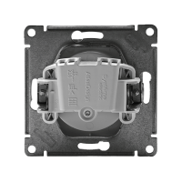 Розетка 1-м СП AtlasDesign 16А IP20 без заземл. без защ. шторок механизм бел. SE ATN000141 ТехноИмпульс