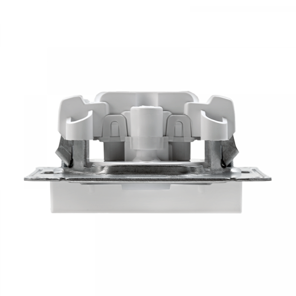 Розетка 1-м СП AtlasDesign 16А IP20 без заземл. без защ. шторок механизм бел. SE ATN000141 ТехноИмпульс