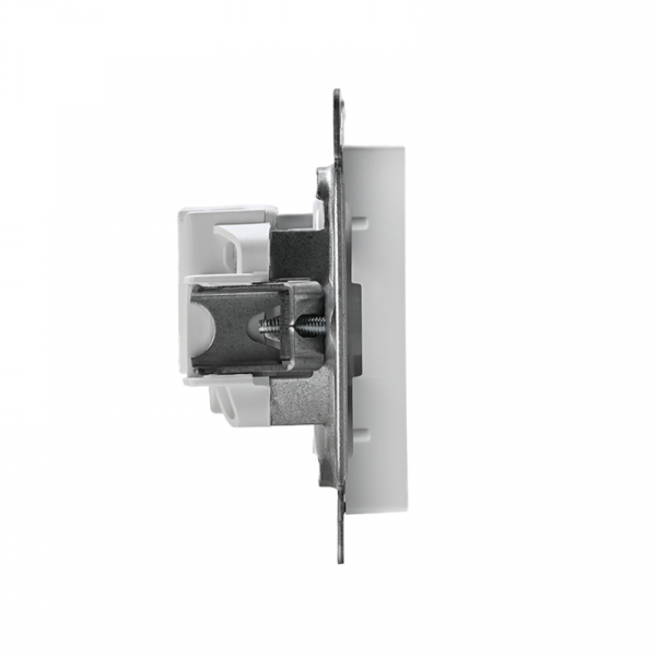 Розетка 1-м СП AtlasDesign 16А IP20 без заземл. без защ. шторок механизм бел. SE ATN000141 ТехноИмпульс