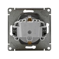 Розетка 1-м СП AtlasDesign 16А IP20 с заземл. механизм бел. SE ATN000143 ТехноИмпульс