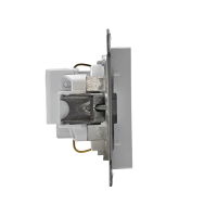 Розетка 1-м СП AtlasDesign 16А IP20 с заземл. механизм бел. SE ATN000143 ТехноИмпульс