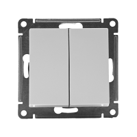Выключатель 2-кл. СП AtlasDesign 10А IP20 (сх. 5) 10AX механизм бел. SE ATN000151 ТехноИмпульс