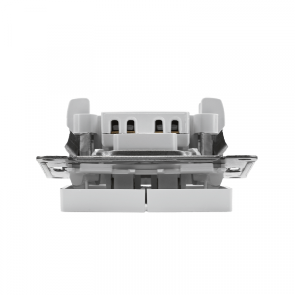 Выключатель 2-кл. СП AtlasDesign 10А IP20 (сх. 5а) 10AX с подсветкой механизм бел. SE ATN000153 ТехноИмпульс