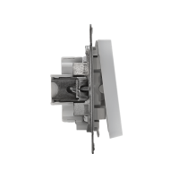 Выключатель 2-кл. СП AtlasDesign 10А IP20 (сх. 5а) 10AX с подсветкой механизм бел. SE ATN000153 ТехноИмпульс