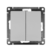 Переключатель проходной 2-кл. СП AtlasDesign 10А IP20 (сх. 6/2) 10AX механизм бел. SE ATN000165 ТехноИмпульс