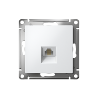 Розетка телефонная 1-м СП AtlasDesign RJ11 механизм бел. SE ATN000181 ТехноИмпульс