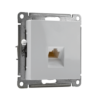 Розетка компьютерная 1-м AtlasDesign RJ45 кат.5E механизм бел. SE ATN000183 ТехноИмпульс