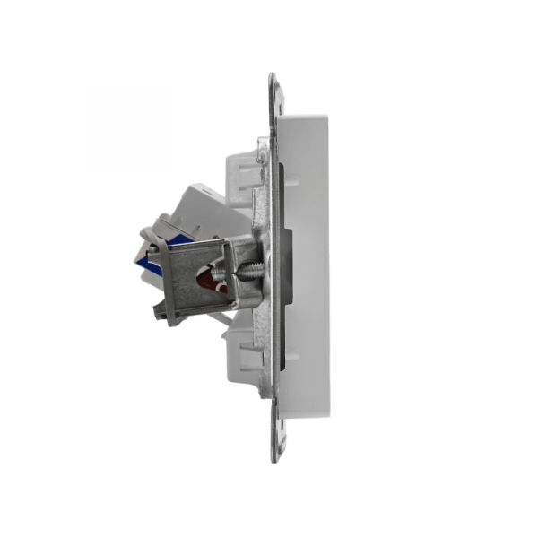 Розетка компьютерная 1-м AtlasDesign RJ45 кат.5E механизм бел. SE ATN000183 ТехноИмпульс