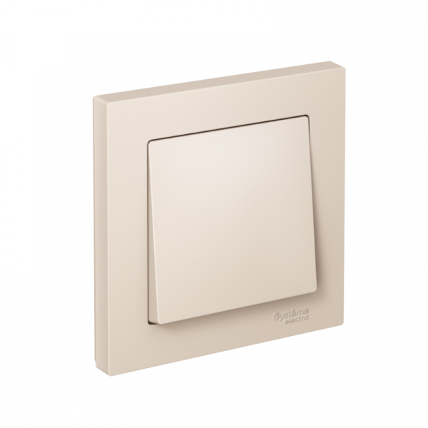 Выключатель 1-кл. СП AtlasDesign 10А IP20 (сх. 1) 10AX в сборе беж. SE ATN000212 ТехноИмпульс