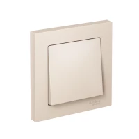 Выключатель 1-кл. СП AtlasDesign 10А IP20 (сх. 1) 10AX в сборе беж. SE ATN000212 ТехноИмпульс
