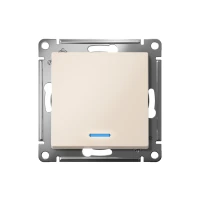 Выключатель 1-кл. СП AtlasDesign 10А IP20 (сх. 1а) 10AX с подсветкой механизм беж. SE ATN000213 ТехноИмпульс
