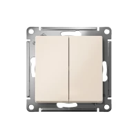 Переключатель проходной 2-кл. СП AtlasDesign 10А IP20 (сх. 6/2) 10AX механизм беж. SE ATN000265 ТехноИмпульс