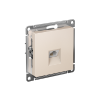 Розетка телефонная 1-м СП AtlasDesign RJ11 механизм беж. SE ATN000281 ТехноИмпульс