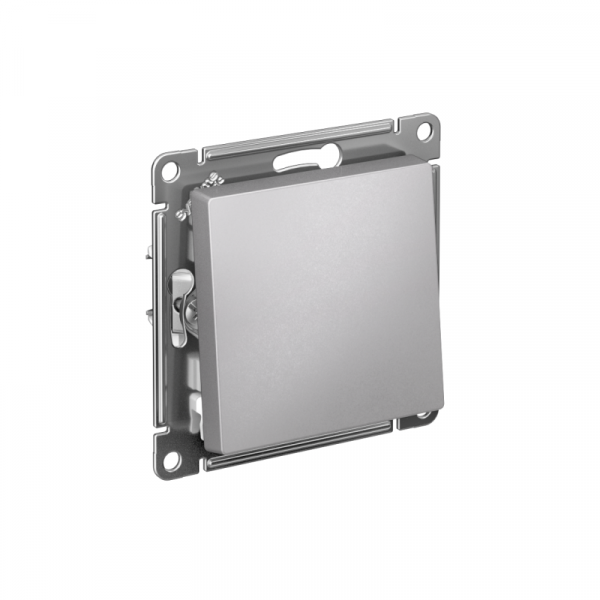 Выключатель 1-кл. СП AtlasDesign 10А IP20 (сх. 1) 10AX механизм алюм. SE ATN000311 ТехноИмпульс