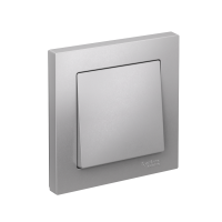 Выключатель 1-кл. СП AtlasDesign 10А IP20 (сх. 1) 10AX в сборе алюм. SE ATN000312 ТехноИмпульс