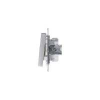 Выключатель 3-кл. СП AtlasDesign 10А IP20 (сх. 1+1+1) 10AX механизм алюм. SE ATN000331 ТехноИмпульс