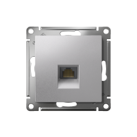 Розетка компьютерная 1-м AtlasDesign RJ45 кат.5E механизм алюм. SE ATN000383 ТехноИмпульс