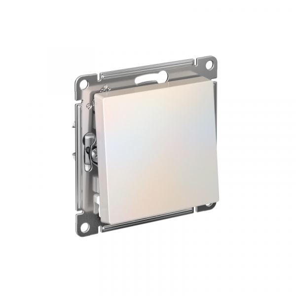 Выключатель 1-кл. СП AtlasDesign 10А IP20 (сх. 1) 10AX механизм жемчуж. SE ATN000411 ТехноИмпульс