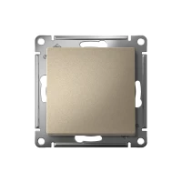 Выключатель 1-кл. СП AtlasDesign 10А IP20 (сх. 1) 10AX с самовозвратом механизм шампань SE ATN000515 ТехноИмпульс