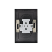 Розетка 2-м СП AtlasDesign 16А IP20 без заземл. в сборе мокко SE ATN000620 ТехноИмпульс