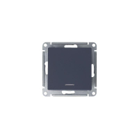 Выключатель 1-кл. СП AtlasDesign 10А IP20 (сх. 1а) 10AX с подсветкой механизм грифель SE ATN000713 ТехноИмпульс