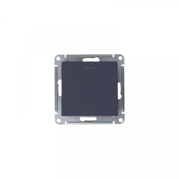 Выключатель 1-кл. СП AtlasDesign 10А IP20 (сх. 1а) 10AX с подсветкой механизм грифель SE ATN000713 ТехноИмпульс
