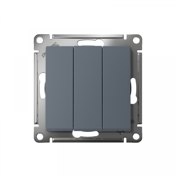 Выключатель 3-кл. СП AtlasDesign 10А IP20 (сх. 1+1+1) 10AX механизм грифель SE ATN000731 ТехноИмпульс