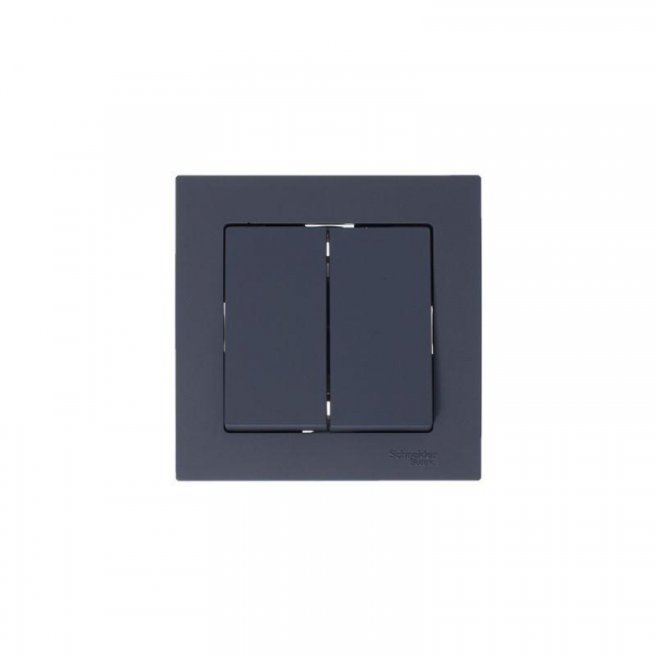 Выключатель 2-кл. СП AtlasDesign 10А IP20 (сх. 5) 10AX механизм грифель SE ATN000751 ТехноИмпульс