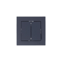 Выключатель 2-кл. СП AtlasDesign 10А IP20 (сх. 5) 10AX механизм грифель SE ATN000751 ТехноИмпульс